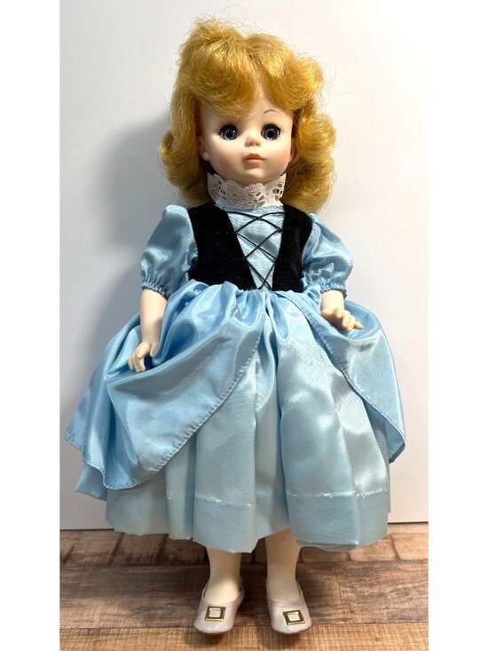 Madam Alexander Other - Madam Alexander Vintage Goldi Locks 14" Blonde Doll In Blue Dress With Box
